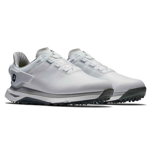 FootJoy Women's Pro/SLX Boa Previous Season Style Golf Shoe, White/White/Grey, 5