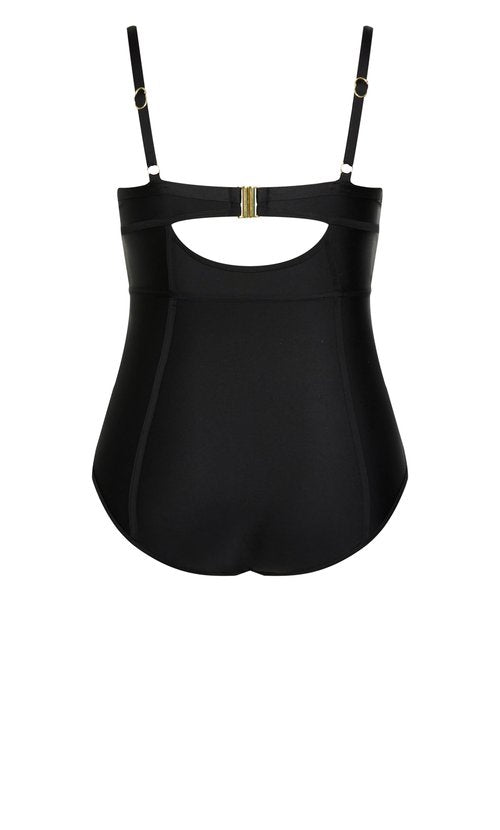 City Chic Women 1 Piece-Grenada Underwire, Black, 16