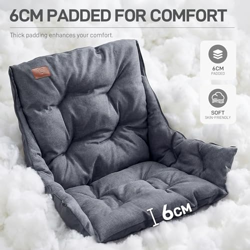 EVER ADVANCED 2 in 1 Camping Chair with Detachable Cushion, Mesh Chair for Adults Foldable, Oversized Heavy Duty Folding C...