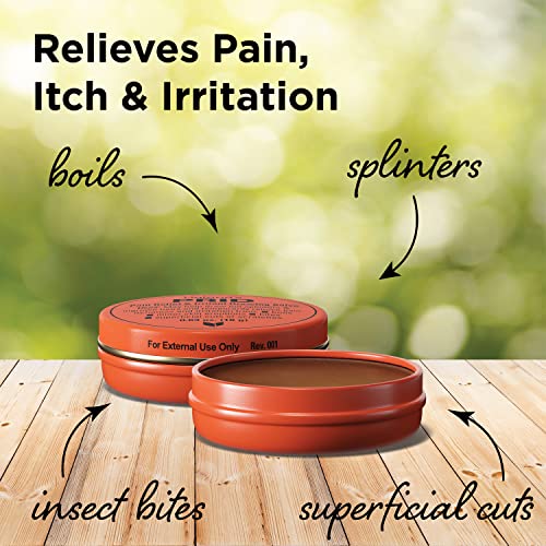 Hyland's PRID Drawing Salve, Topical Skin Irritation Relief, For Splinters, Thorns, Ingrown Hairs, Itch Relief for Bug Bit...