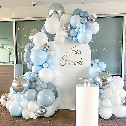 RUBFAC White Balloons 120pcs 12 Inches Latex Balloons for Birthday Baby Shower Engagement Bridal Shower Party Wedding Part...