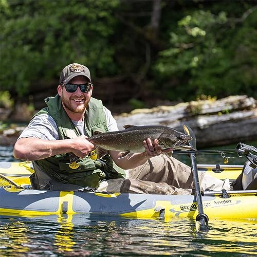 Advanced Elements StraitEdge™ Angler Inflatable Kayak - AE1006-ANG Fishing Kayak with Rod Holders and Bag and Pump