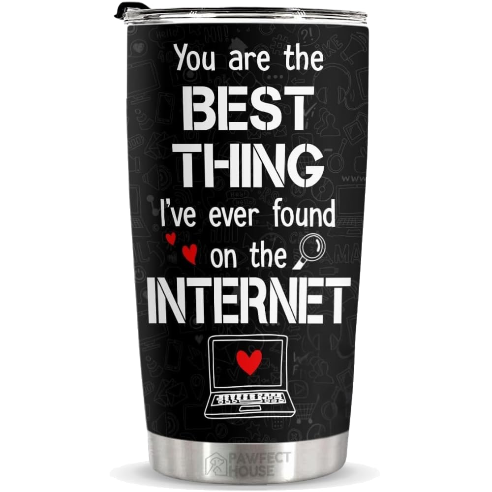 Pawfect House Fathers Day Birthday Gifts For Men, Anniversary Wedding Gifts For Husband From Wife, Best Husband Ever Gift For Him, Her, Couple, 20 Oz Stainless Steel Tumbler, Insulated Tumbler