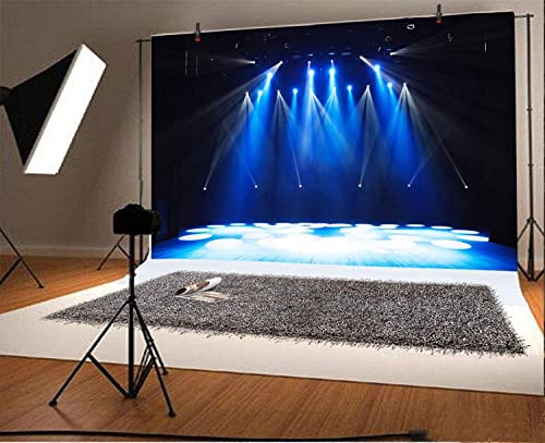 Yeele 12x8ft Free Stage Concert Backdrop Night Show Entertainment Discos Party Club Spotlight Lights Background for Photog...