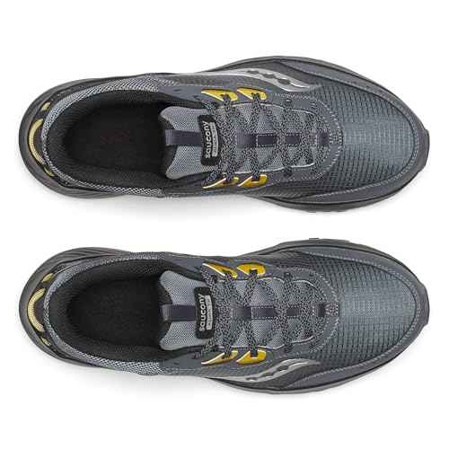 Saucony Men's Aura Tr Hiking Shoe, Carbon/Oak, 9.5