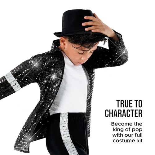 Morph Popstar Costume for Kids, 80s Disco Outfits for Boys, Retro Costume Boys, 80s Party Wear, Halloween Costumes for Kids