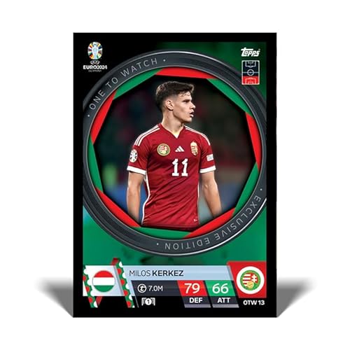 Topps Official Match Attax for 2024 European Football Championship - Tournament Box (30 Exclusive Packages)