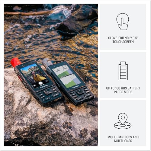 Garmin GPSMAP H1i Plus Rugged Hiking Premium GPS Handheld Navigator with inReach Plus Satellite Technology to Share Text, ...