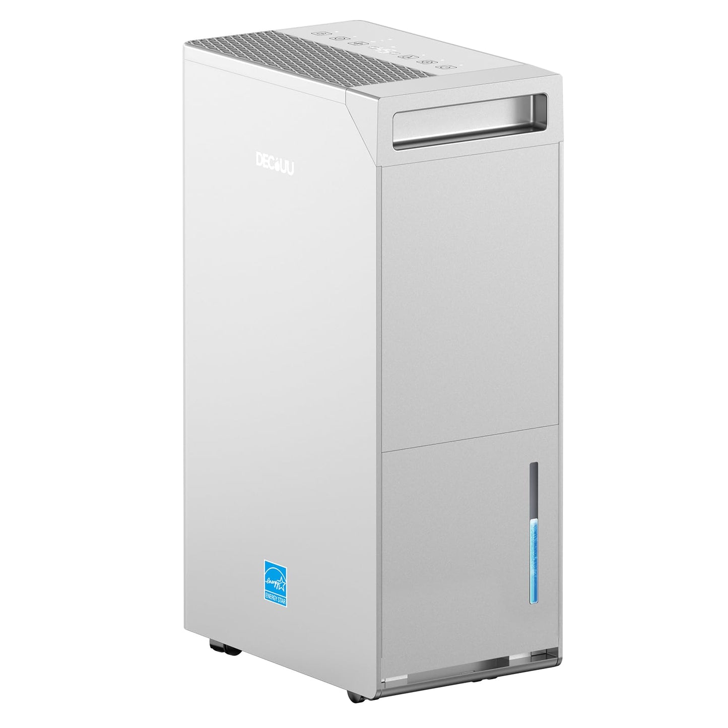 DECIUU 5000 Sq.Ft Energy Star Most Efficient 2024 Dehumidifier, Max 100 Pint Moisture Removal, Auto Defrost, Drain Hose, Smart Humidity Control for Basement, Home, Garage, Bathroom, Laundry Room