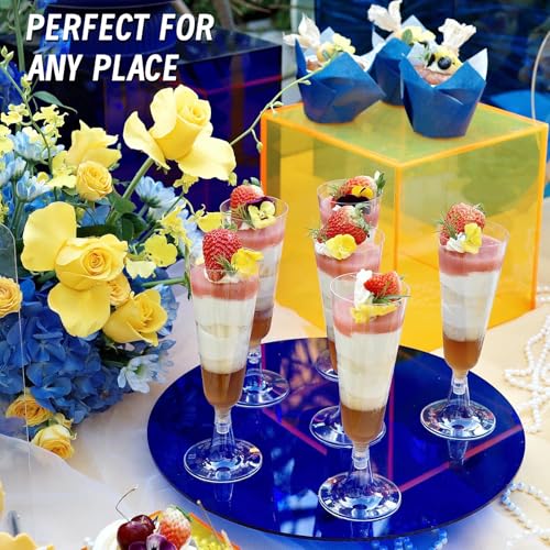 100 Pack Clear Plastic Champagne Flutes, 5 Oz Disposable Champagne Glasses, Unbreakable Acrylic Mimosa Glasses Wedding Coc...