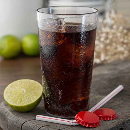 Carlisle FoodService Products 521207 Stackable Shatter-Resistant Plastic Tumbler, 12 oz., Clear (Pack of 72)