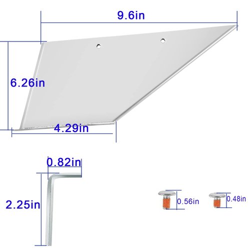 27061 Skeg Guard Protector Safe-Skeg/Stainless Steel Replacement Skeg for Mariner 150-175-200-225-250-275-300 Optimax 2005- Present Mercury 135-150-175 2 Stroke 1987-Present（27061）