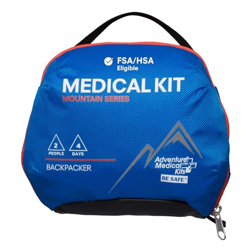 Adventure Medical Kits Mountain Series Medical Kit - Backpacker - Emergency Medical First Aid Kit - For 2 People for 4 Day...