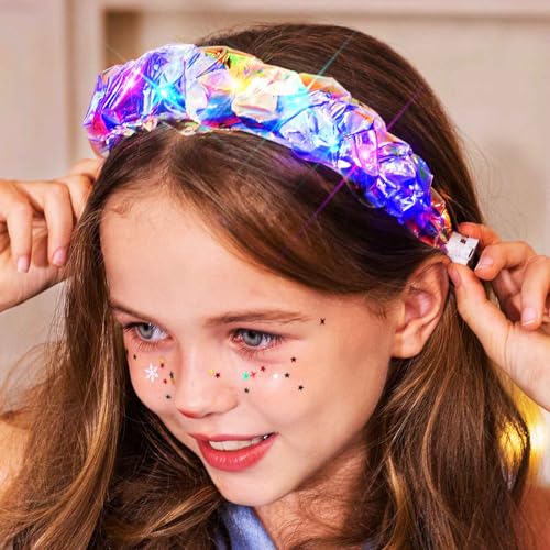Kilshye Light Up Headbands LED Headpiece Rave Hair Accessories