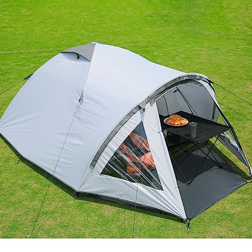 EchoSmile Camping Tent for 2-3 Person, Waterproof Dome Tent with Vestibule, Ultralight Easy Setup for Outdoor Camping, 3 S...