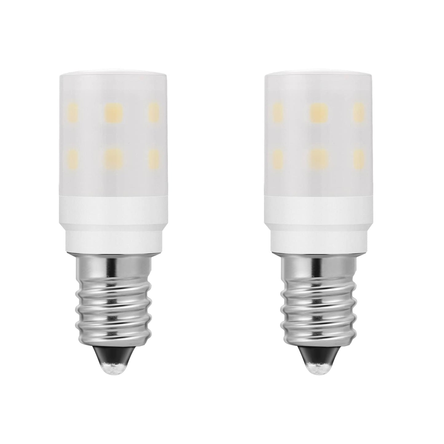 Noobibaba Dryer Light Bulb 120V 10W 15W Replacement, 10 Watt Equivalent WE05X20431 WP22002263 Appliance Bulb E12 Candelabra Base, 2W 200lm Not Dimmable Daylight White 2-Count