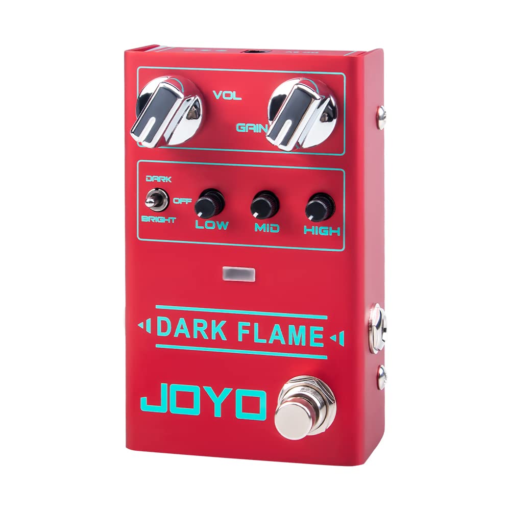 JOYO Modern Metal High Gain Distortion Guitar Effect Pedal with Different Tone Styles for Electric Guitar - True Bypass (Dark Fl