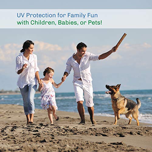 Beach Tent - Sun Shelter for Shade with UV Protection and Water-Resistant Coating for Sports Events and More with Carry Ba...