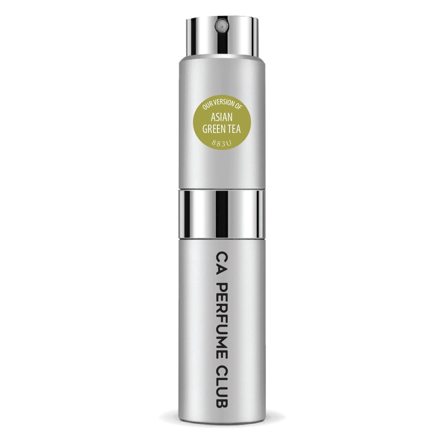 CA Perfume Impression of Asian Green Tea for Women and Men Citrus Aromatic Scent Long Lasting Unisex Fragrance Eau De Parfum Travel Size Refillable Atomizer Spray 0.27 Fl Oz 8ml