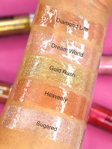 L.A. COLORS Holographic Iridescent Lipgloss, Diamond Lite CLG423