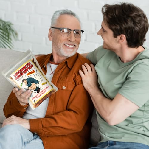 Dad’s Office Premium Roasted Almonds Funny Father’s Day Gag Gifts for Dads Mens Snacks for Camping Hiking Unusual Food Bas...