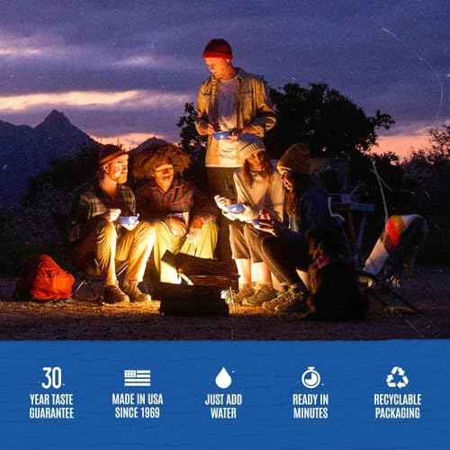 Mountain House Biscuits & Gravy & FreezeDried Food for Camping,12 Servings, 30Year ShelfLife