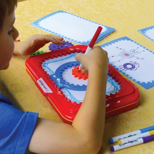 Spirograph Jr. — Jumbo Sized Gears Classic Retro Toy For Spiral Drawing Art Design Toy Kit for Smaller Hands — For Kids Ag...