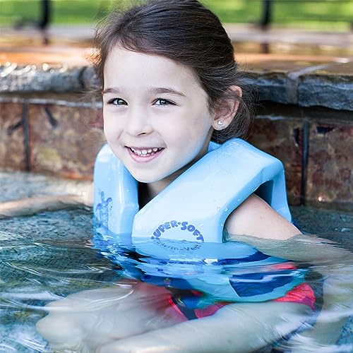 TRC Recreation Super Soft Child Size X Small Life Jacket USCG Approved Vinyl Coated Foam Swim Vest for Kids Swimming Pool ...