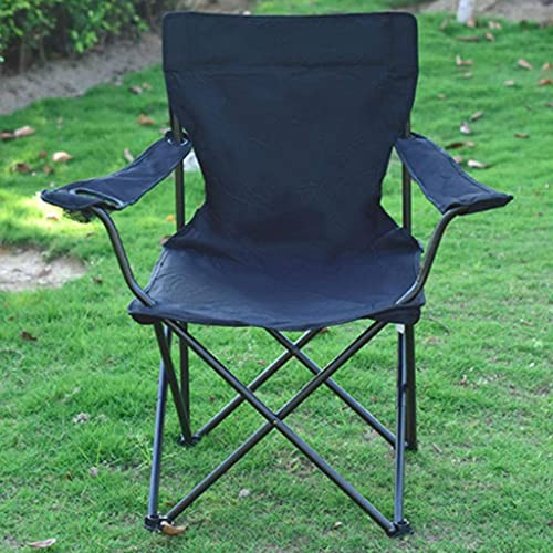 Outdoor Camping Chair Ultra-Light Outdoor Folding Camping Chair Comfortable Beach Chair with Armrests with Storage Bag Com...