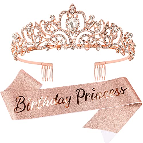Crowns & Tiaras Set - Happy Birthday Decorations, Women's Accessories