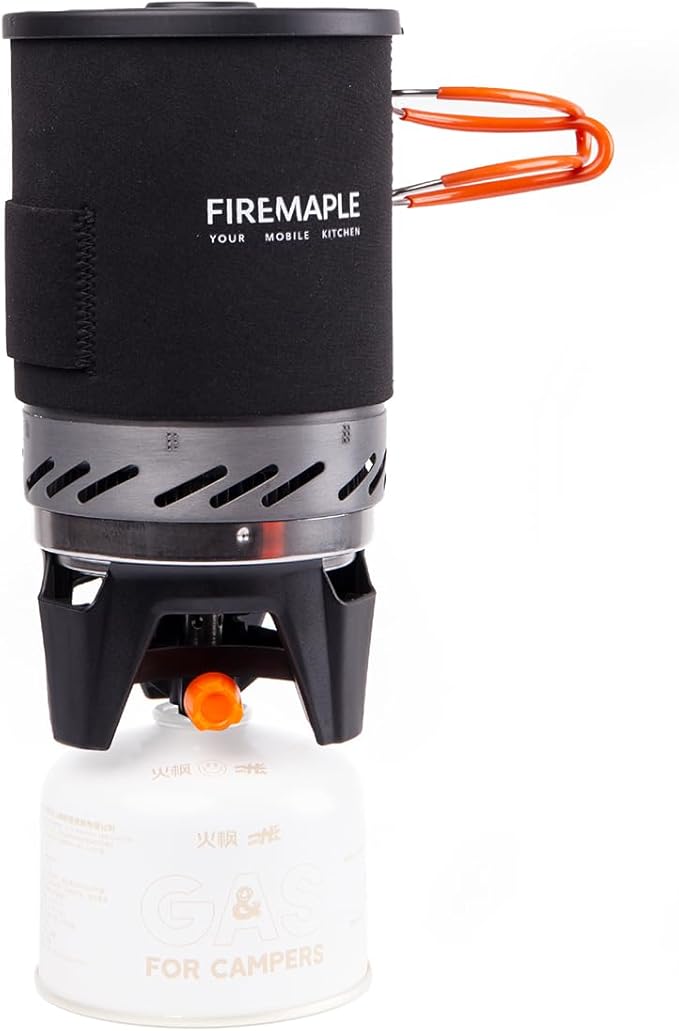 Fire-Maple "Fixed Star 1" Backpacking and Camping Stove System | Outdoor Propane Cooking Gear | Portable Pot/Jet Burner Se...