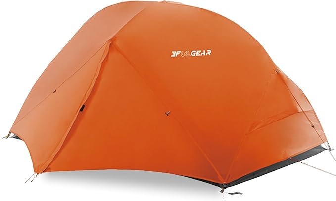 3FULGEAR Backpacking Tent, Floating Cloud 2 Easy Setup 2 Person 3/4 Season Ultralight Tents Waterproof Windproof Double La...