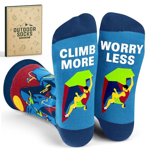 Rock Climbing Gifts - Innovative Rock Climbing Socks, Ideal Gift for Climbers, Unique Gifts for Men, Enhancing Climb Exper...