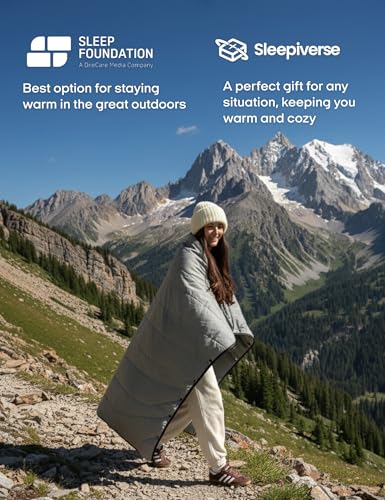 ZonLi Heated Blanket Battery Operated, Wearable Portable Electric Blanket with Rechargeable Battery, 50"x60" Cordless Heat...