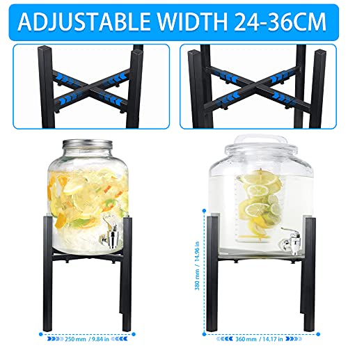 YiePhiot Water Filter Dispenser Counter Stand Beverage Drink Dispensers Stand Fits Countertop Gravity Water Dispensers (Ad...