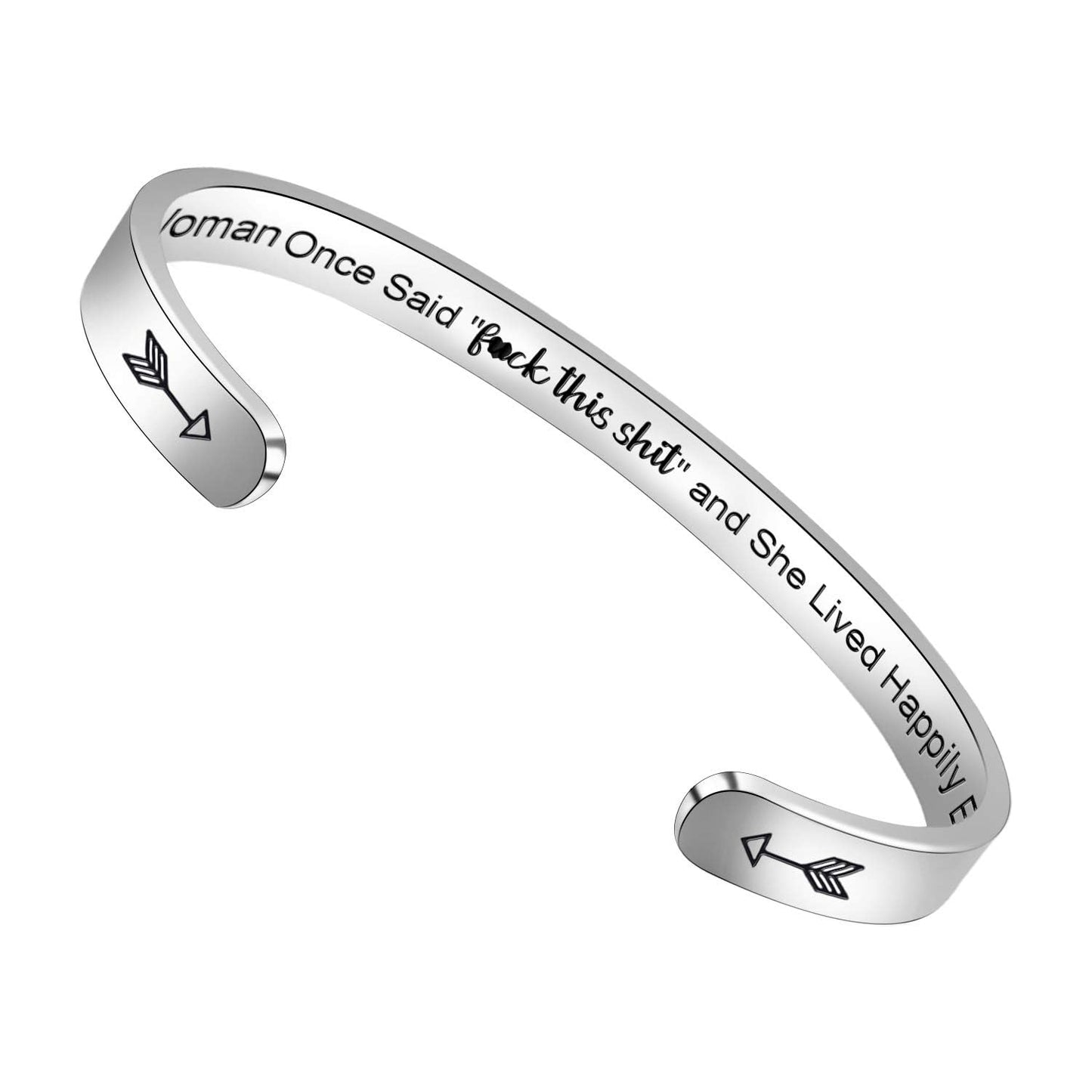 Btysun Gifts for Women Retirement Gifts Friendship Bracelets for Friend Inspirational Cuff Bangle Friendship Nurse Mantra Jewelr