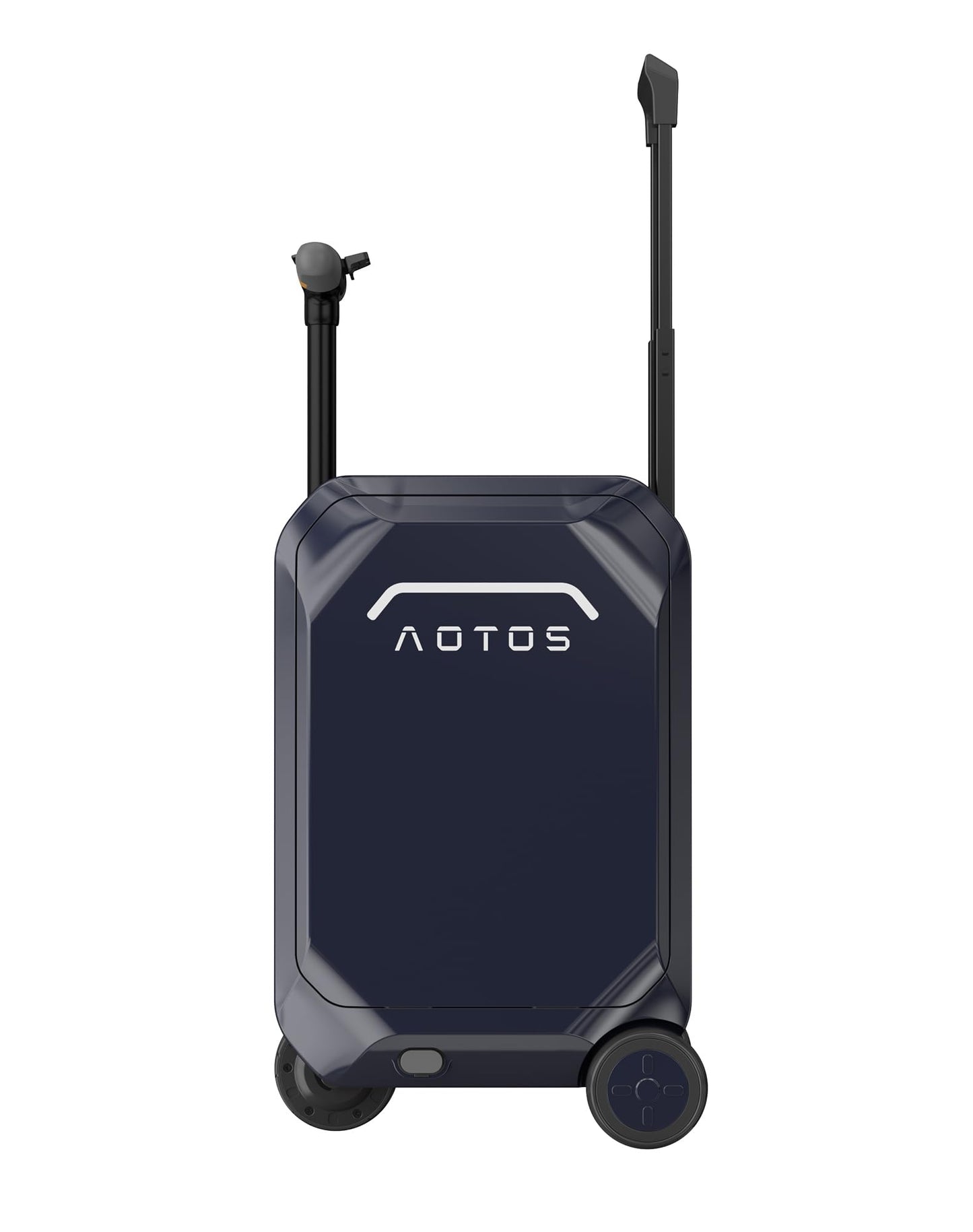 AOTOS Smart Rideable Electric Luggage – 22 Inch App-Controlled Carry-On Suitcase with Inline Skate Wheels, TSA & Airline Approved Hardshell, Zipperless Design for Airport Travel (22x14x9 Inches)