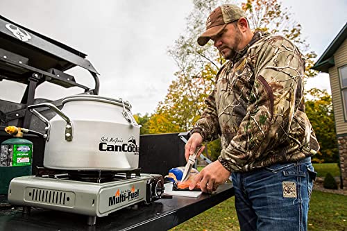 CanCooker Multi-Fuel Cooktop – Portable Outdoor Stove for Camping, Tailgating, Hunting & Fishing – Uses Butane & Propane, ...