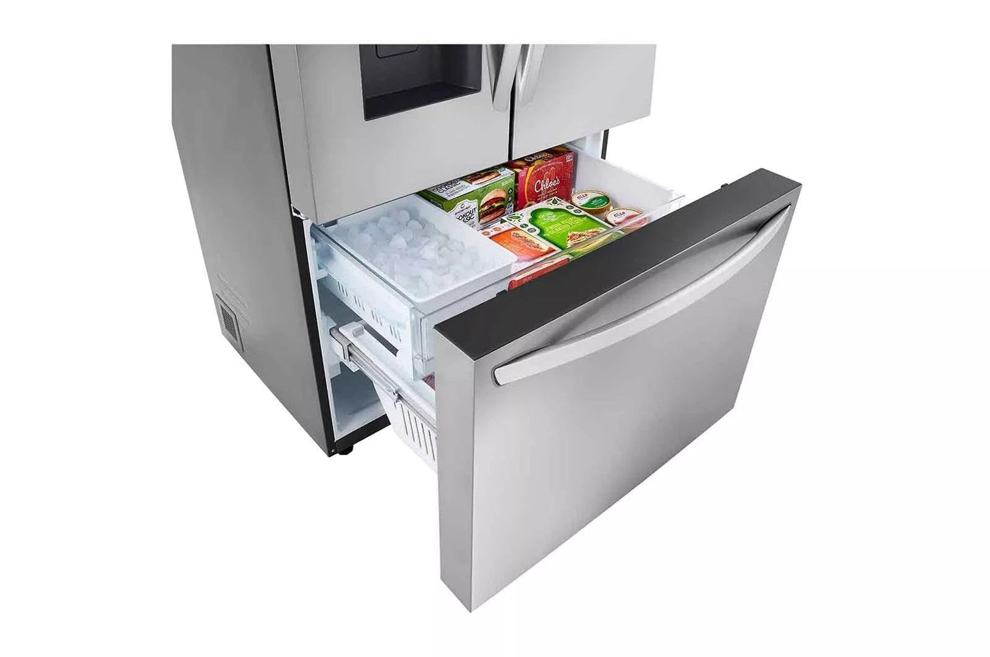 LG 36 Inch Counter-Depth MAX™ Smart French Door Refrigerator with 26 cu.ft. Capacity, WiFi Enabled, ThinQ Technology, Dual Ice Maker, Slim SpacePlus® Ice System