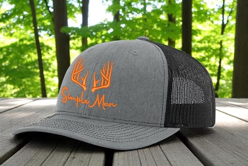 Outdoor Hunting & Fishing Embroidered Hat Collection Adjustable Breathable Golf Caps Nature and Wildlife Designs