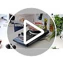 OVENTE Electric Countertop Double Burner, 1700W Cooktop with 7.25" and 6.10" Cast Iron Hot Plates, Temperature Control, Po...