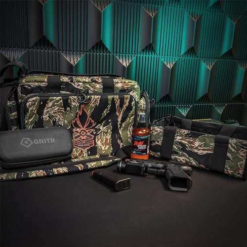 GRITR & Fieldcraft Survival Tactical Range Bag for Handguns and Ammunition | Shoulder Duty Military Style Duffle Bag for S...