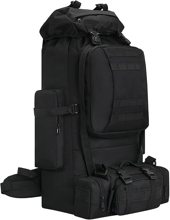 HongXingHai 100L Camping Hiking Backpack,Molle military Tactical rucksack backpack,Waterproof Lightweight Hiking Backpack...