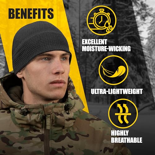 M-Tac Fleece Watch Cap - Army Military Tactical Beanie Hat Winter Skull Cap