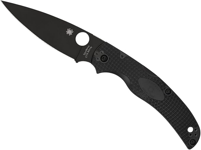 Spyderco Native Chief Folding Pocket Knife with 4” CTS BD1N Steel Blade and FRN Handle - EDC Knife for Men and Women, Perf...