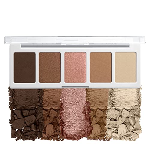 wet n wild Color Icon Eyeshadow Makeup 5 Pan Palette, Matte, Shimmer, Metallic, Long Wearing, Rich Buttery Pigment, Cruelt...