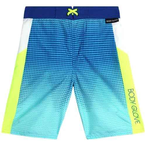 Body Glove Boys Swim Trunks - 2 Pack UPF 50+ Quick Dry Board Shorts Bathing Suit Kids Swimwear with Pockets (Sizes: 8-18)