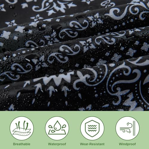 Rian c0de731 Hooded Rain Ponchos for Adult - Rain Coat and Rain Jacket with Waterproof Pocket and Zipper