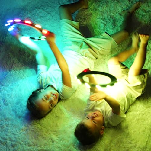 TOSY Flying Ring - 36 RGB Multicolor or 12 Monocolor LEDs, Super Bright, Lost Mode, Auto Light Up, Christmas Stocking Stuf...