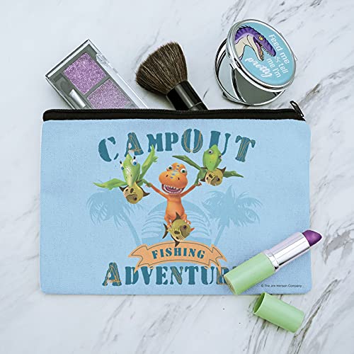 Campout Fishing Adventure Dinosaur Train Makeup Cosmetic Bag Organizer Pouch